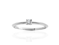 Anillo Promesse Mujer in Oro blanco Diamante SOLB5004